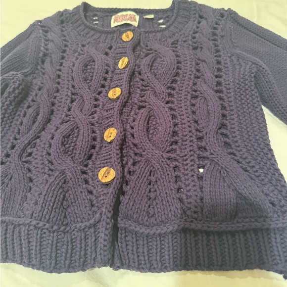 Anthropologie Rosie Neira Crochet Knit Cardigan Sweater - Picture 2 of 8